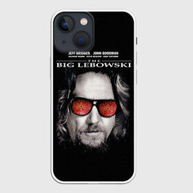 Чехол для iPhone 13 mini с принтом The Big Lebowski в Кировске,  |  | dude | jeff bridges | the big lebowski | большой лебовский | джефф бриджес | ковер | красные очки | узор | фильм | чувак