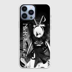 Чехол для iPhone 13 Pro Max с принтом Nier: Automata, 2B в Кировске,  |  | 2b | 9s | a2 | emil | nier | nier automata | nier: automata | yorha | игры | нир | эмиль