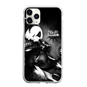 Чехол для iPhone 11 Pro матовый с принтом 2B Nier Automata в Кировске, Силикон |  | 2b | 9s | a2 | emil | nier | nier automata | nier: automata | yorha | игры | нир | эмиль