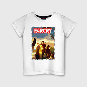 Детская футболка хлопок с принтом FARCRY TROPIC 3 в Кировске, 100% хлопок | круглый вырез горловины, полуприлегающий силуэт, длина до линии бедер | Тематика изображения на принте: farcry | fc 5 | fc5 | фар край