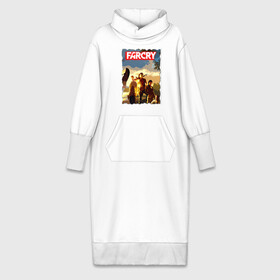 Платье удлиненное хлопок с принтом FARCRY TROPIC 3 в Кировске,  |  | farcry | fc 5 | fc5 | фар край