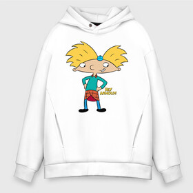 Мужское худи Oversize хлопок с принтом Hey Arnold! в Кировске, френч-терри — 70% хлопок, 30% полиэстер. Мягкий теплый начес внутри —100% хлопок | боковые карманы, эластичные манжеты и нижняя кромка, капюшон на магнитной кнопке | arnold | boy | cartoon | face | nickelodeon | арнольд | детство | мальчик | мультик | никелодион | эй арнольд