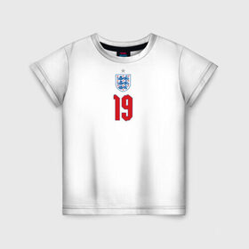 Детская футболка 3D с принтом Мэйсон Маунт форма Англия в Кировске, 100% гипоаллергенный полиэфир | прямой крой, круглый вырез горловины, длина до линии бедер, чуть спущенное плечо, ткань немного тянется | 2020 | 2021 | euro | fifa | mason | mount | uefa | аглийская | англичане | англия | евро | маунт | мэйсон | мэйсон маунт | сборная англии | сборной | уефа | фифа | форма | футбол | футбольная