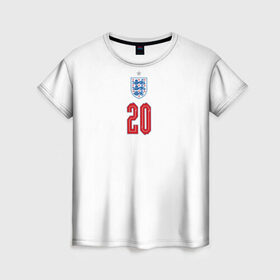 Женская футболка 3D с принтом Фил Фоден форма Англия в Кировске, 100% полиэфир ( синтетическое хлопкоподобное полотно) | прямой крой, круглый вырез горловины, длина до линии бедер | 2020 | 2021 | euro | fifa | fil | foden | uefa | аглийская | англичане | англия | евро | сборная англии | сборной | уефа | фил фоден | филип | фифа | фоден | форма | футбол | футбольная