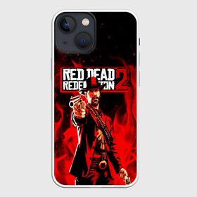 Чехол для iPhone 13 mini с принтом RDR John Marston в Кировске,  |  | game | red dead | red dead redemption 2 | redemption 2 | rockstar games | бандиты | дикий запад | игры | ковбои | оружие