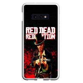 Чехол для Samsung S10E с принтом Red Dead Redemption Bandit в Кировске, Силикон | Область печати: задняя сторона чехла, без боковых панелей | Тематика изображения на принте: game | red dead | red dead redemption 2 | redemption 2 | rockstar games | бандиты | дикий запад | игры | ковбои | оружие