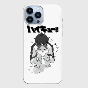 Чехол для iPhone 13 Pro Max с принтом Haikyu Кошка Некома в Кировске,  |  | anime | haikyu | haikyuu | ics | manga | neko | nekoma high | toritsu nekoma | аниме | волейбол | волейбольный клуб | ворон | иероглифы | кот | манга | мозаика | мяч | нога | средняя школа | старшая некома | хаику | хаикую