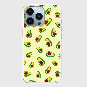 Чехол для iPhone 13 Pro с принтом Авокадо   Avocado в Кировске,  |  | avocado | casual | exotic | fashion | food | pattern | summer | tropical | авокадо | авокадо паттерн | вкусняшки | еда | жара | лето | мексика | овощи | острова | отпуск | плоды | повседневные | растения | сладкий | спелый | тропики