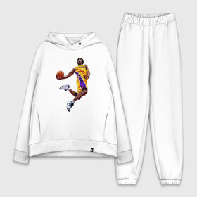 Женский костюм хлопок Oversize с принтом Kobe Jump в Кировске,  |  | basketball | bryant | game | james | kobe | lakers | lebron | los angeles | nba | sport | streetball | баскетбол | баскетболист | брайант | джеймс | игра | игрок | коби | леброн | лейкерс | лос анджелес | мяч | нба | спорт | стритбол