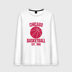 Мужской лонгслив хлопок с принтом Chicago Basketball в Кировске, 100% хлопок |  | basketball | bulls | chicago | game | jordan | nba | sport | streetball | баскетбол | баскетболист | джордан | игра | игрок | мяч | нба | спорт | стритбол | тренер | чикаго