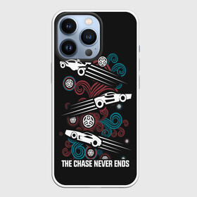 Чехол для iPhone 13 Pro с принтом The chase never ends в Кировске,  |  | game | games | race | гонка | гоночка | игра | игры | лига ракет | машинки | рокет лига | футбол