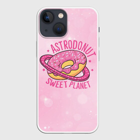 Чехол для iPhone 13 mini с принтом Планета Пончик в Кировске,  |  | выпечка | карамель | космос | планета | пончик | сладкий | сладость