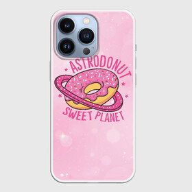 Чехол для iPhone 13 Pro с принтом Планета Пончик в Кировске,  |  | выпечка | карамель | космос | планета | пончик | сладкий | сладость