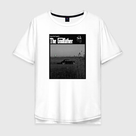 Мужская футболка хлопок Oversize с принтом Корлеоне в Кировске, 100% хлопок | свободный крой, круглый ворот, “спинка” длиннее передней части | godfather | кино | крестный отец | фильм