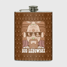 Фляга с принтом The Big Lebowski в Кировске, металлический корпус | емкость 0,22 л, размер 125 х 94 мм. Виниловая наклейка запечатывается полностью | Тематика изображения на принте: donny | dude | jeff bridges | the big lebowski | walter sobchak | большой лебовский | боулинг | вальтер собчак | джефф бриджес | донни | заяц | кегли | кролик | фильм | чувак