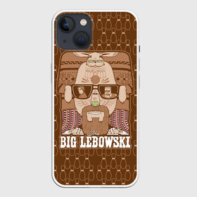 Чехол для iPhone 13 с принтом The Big Lebowski в Кировске,  |  | donny | dude | jeff bridges | the big lebowski | walter sobchak | большой лебовский | боулинг | вальтер собчак | джефф бриджес | донни | заяц | кегли | кролик | фильм | чувак