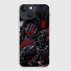 Чехол для iPhone 13 mini с принтом ГАТС БЕРСЕРК аниме в Кировске,  |  | anime | berserk | аниме | берсерк | бесерк | гатс | комикс | манга | мультфильм