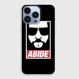 Чехол для iPhone 13 Pro с принтом ABIDE Большой Лебовский в Кировске,  |  | abide | jeff bridges | the big lebowski | большой лебовский | джефф бриджес