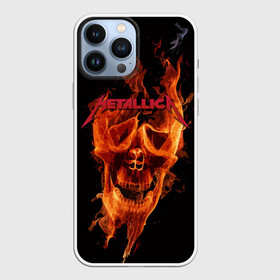 Чехол для iPhone 13 Pro Max с принтом Metallica Flame в Кировске,  |  | american | james hetfield | kirk hammett | metal band | metallica | music | mystic | rock | американская | джеймс хетфилд | металлика | музыка | рок | скилет | череп