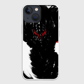 Чехол для iPhone 13 mini с принтом БЕРСЕРК чб в Кировске,  |  | anime | berserk | аниме | берсерк | бесерк | гатс | манга | мультфильм