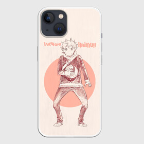 Чехол для iPhone 13 с принтом Шоё Хината | Haikyuu в Кировске,  |  | 10 номер | haikyu | haikyuu | karasuno | аниме | волейбол | волейбольный клуб | игрок | карасуно | коротышка пирог | красный | манга | ойкава | рыжик | рюноске | хаику | хаикую | хината | цукишима | чиби чан | шоё