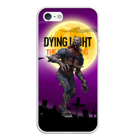 Чехол для iPhone 5/5S матовый с принтом Dying light зомби в Кировске, Силикон | Область печати: задняя сторона чехла, без боковых панелей | Тематика изображения на принте: dying light | аномалия | зараженный | монстр | мутант | ужасы | урод | хоррор