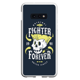 Чехол для Samsung S10E с принтом Fighter forever в Кировске, Силикон | Область печати: задняя сторона чехла, без боковых панелей | fighting | game | games | street fighter | балрог | бланка | вега | зангиев | игра | игры | классика | рю | сагат | стрит файтер | уличный боец | чан ли