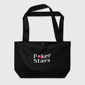 Пляжная сумка 3D с принтом Poker Stars в Кировске, 100% полиэстер | застегивается на металлическую кнопку; внутренний карман застегивается на молнию. Стенки укреплены специальным мягким материалом, чтобы защитить содержимое от несильных ударов
 | 777 | cards | casino | chips | flash | fortune | game | joker | luck | omaha | poker | roulette | straight | texas holdem | tournament | азарт | джокер | игра | казино | карты | омаха | покер | рулетка | стрит | техасский холдэм | турнир | удача | фишки |