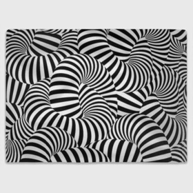 Плед 3D с принтом Гипнотическая абстракция в Кировске, 100% полиэстер | закругленные углы, все края обработаны. Ткань не мнется и не растягивается | abstraction | background | hypnosis | hypnotic abstraction | stripes | texture | zebra | абстракция | гипноз | гипнотическая абстракция | зебра | полоски | текстура | фон