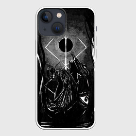 Чехол для iPhone 13 mini с принтом БЕРСЕРК рисунок в Кировске,  |  | anime | berserk | аниме | берсерк | бесерк | гатс | манга | мультфильм