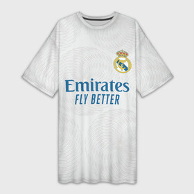 Платье-футболка 3D с принтом Бензема Реал Мадрид 2021 2022 в Кировске,  |  | Тематика изображения на принте: 2021 | 2022 | benzema | karim | madrid | real | бензема | испания | карим бензема | мадрид | новая | реал | реал мадрид | форма | футбол