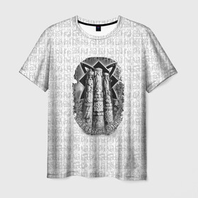 Мужская футболка 3D с принтом Слава богам родным в Кировске, 100% полиэфир | прямой крой, круглый вырез горловины, длина до линии бедер | богам | кельтский | оберег | родным | руны | символы | слава | славянские | узоры
