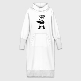 Платье удлиненное хлопок с принтом Панда даббинг в Кировске,  |  | dabbing | panda | даб | даббинг | дэб | животное | медведи | медведь | панда | панды