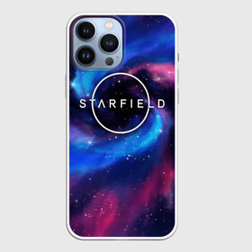 Чехол для iPhone 13 Pro Max с принтом Starfield   Старфилд в Кировске,  |  | Тематика изображения на принте: constellation | space | starfield | галактика | звезды | игра | космический | космос | планета | старфилд