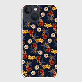 Чехол для iPhone 13 mini с принтом It Takes Two pattern в Кировске,  |  | Тематика изображения на принте: arts | electronic | game | it takes two | pattern | двое | игра | коди | мэй | одуванчик | паттерн