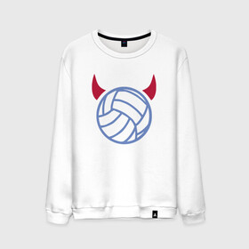 Мужской свитшот хлопок с принтом Volleyball Devil в Кировске, 100% хлопок |  | ball | beach | game | sport | volley | volleyball | волейбол | волейболист | волейболистка | гол | игра | игрок | мяч | площадка | пляж | пляжный | победа | сетка | спорт | тренер | чемпион