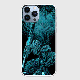 Чехол для iPhone 13 Pro Max с принтом BERSERKER IN ARMOR в Кировске,  |  | Тематика изображения на принте: гатс | доспех | мечь | плащ | сидит