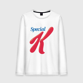 Мужской лонгслив хлопок с принтом special k merch Essential в Кировске, 100% хлопок |  | kpop | special k merch essential | корейская попо музыка