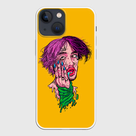 Чехол для iPhone 13 mini с принтом Плавленый Лил Пип в Кировске,  |  | hip hop | lil peep | rap | rep | густав элайджа | дшд зууз | исполнители | исполнитель | лил пип | музыка | реп