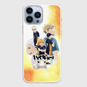 Чехол для iPhone 13 Pro Max с принтом Шоё, Тобио, Кей, Семи и Атсуму Haikyuu в Кировске,  |  | anime | haikyu | haikyuu | karasuno | manga | аниме | атсуму мия | волейбол | волейбольный клуб | вороны | карасуно | кей цукишима | манга | семи эйта | старшая школа | тобио кагеяма | хаику | хаикую | шоё хината