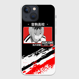 Чехол для iPhone 13 mini с принтом Кенма Козуме | Haikyuu в Кировске,  |  | anime | haikyu | haikyuu | kozume kenma | manga | nekoma high | аниме | волейбол | волейбольный клуб | кодзукен | коты | кошки | кянма | манга | мозг | пудингоголовый | старшая некома | старшая школа | хаику | хаикую