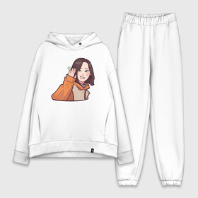 Женский костюм хлопок Oversize с принтом Haseul в Кировске,  |  | bts | clc | haseul sticker | kpop | кейпоп