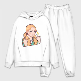 Мужской костюм хлопок OVERSIZE с принтом Go Won в Кировске,  |  | bts | gowon sticker | ikon