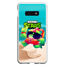 Чехол для Samsung S10E с принтом Базз Buzz Brawl Stars пляж в Кировске, Силикон | Область печати: задняя сторона чехла, без боковых панелей | Тематика изображения на принте: brawl | brawl stars | brawlstars | brawl_stars | buz | buzz | баз | базз | бравл | бравлстарс | буз