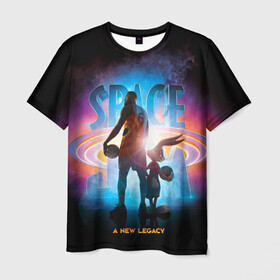 Мужская футболка 3D с принтом Space Jam 2 в Кировске, 100% полиэфир | прямой крой, круглый вырез горловины, длина до линии бедер | bugs bunny | lebron james | space jam | space jam 2 | space jam a new legacy | vdzabma | багз банни | космический джем | космический джем 2 | космический джем: новое поколение | леброн джеймс