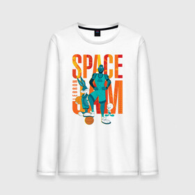 Мужской лонгслив хлопок с принтом Space Jam Lebron в Кировске, 100% хлопок |  | bugs bunny | lebron james | space jam | space jam 2 | space jam a new legacy | tweety | vdzabma | багз банни | космический джем | космический джем 2 | космический джем: новое поколение | леброн джеймс | твити