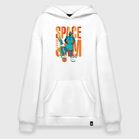 Худи SuperOversize хлопок с принтом Space Jam Lebron в Кировске, 70% хлопок, 30% полиэстер, мягкий начес внутри | карман-кенгуру, эластичная резинка на манжетах и по нижней кромке, двухслойный капюшон
 | bugs bunny | lebron james | space jam | space jam 2 | space jam a new legacy | tweety | vdzabma | багз банни | космический джем | космический джем 2 | космический джем: новое поколение | леброн джеймс | твити