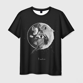 Мужская футболка 3D с принтом Eclipse в Кировске, 100% полиэфир | прямой крой, круглый вырез горловины, длина до линии бедер | hip hop | pyrokinesis | rap | rep | андрей фёдорович | исполнители | исполнитель | музыка | пирокинезис | пирокинесис | реп