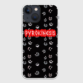 Чехол для iPhone 13 mini с принтом Bloody Pyrokinesis в Кировске,  |  | hip hop | pyrokinesis | rap | rep | андрей фёдорович | исполнители | исполнитель | музыка | пирокинезис | пирокинесис | реп