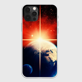 Чехол для iPhone 12 Pro Max с принтом Космос земля 3D в Кировске, Силикон |  | Тематика изображения на принте: вселенная | галактика | звёзды | земля | космос | лучи | рассвет | сияние | солнце